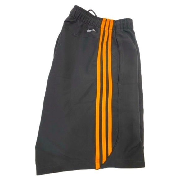 adidas Other - Adidas Men’s Black with Orange Stripe Active Shorts Size Large